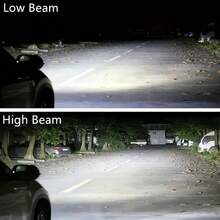 2pcs H7 LED Headlights - 3000+ Lumens Super Bright, Compatible With Xenon Lights, Plug And Play, High/Low Beam Function, Suitable Wiring For Truck, Motorcycle (Fits H7 Bulb Socket) - 2pcs - View 5