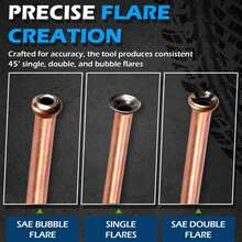 Brake Pipe Expansion Kit, 3/16 Inch And 1/4 Inch SAE Dual Torch Tools, Used For Brake Pipelines, Can Make Single And Double And Bubble Torches, Used For Vehicle Braking And Hydraulic Pipelines - Blue Set - View 5