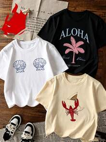 Camiseta de Prenda individual, no un conjunto de 3 piezas, 1 piezas/set de camisetas de manga suitable for streetwear, Top oversized cuello redondo daily outings, camping, concerts, hip-hop, rock, and rap events redondo con estampado de la bandera nacional de Brasil de cinco estrellas de Río de Janeiro - Ropa esencial para la fiebre de la Copa del Mundo |   Camiseta de estilo retro de campus con letras amarillas audaces y detalles icónicos de la bandera de Brasil Blanco casual de verano - Negro - Ver 1