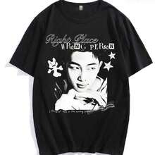 1PC Right Place Wrong Person RM Merchandising T-Shirt - Black - View 2