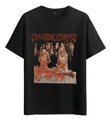 Camiseta Muscle Freaks Cannibal Corpse Estilo Gótico de Terror - Blanco - Ver 6