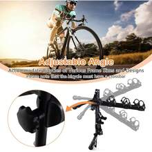 3-Bike Mounted Rack, Trunk Mount Bike Rack With Adjustable Length And Angle, Protective Cradles, Fix Straps, Car Bicycle Rack Carrier, Compatible With Sedans, Hatchbacks, Minivans - 1 - View 4