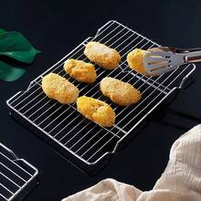 1個/3個裝 長方形家用鐵製烤架 戶外加厚耐用不鏽鋼烤肉架 肉類展示架 屠宰店展示架 冷卻架 烘焙架 麵包蛋糕冷卻架 - 烤網 - 查看 4