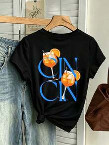 Women T-Shirts - Black - View 3