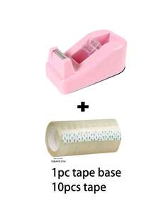 1pc Macaron Color Tape Cutter, Small Tape Dispenser Suitable For Students, Applicable For Office Supplies, Desktop Decor, School Supplies, Planning Supplies, Stationery, School Essentials - Multicolor - View 14