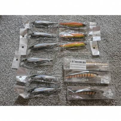 Job Lot Pike Lures X 12 Lake River Fishing