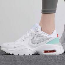 Giày chạy bộ cổ thấp Nike Air Max Fusion thoải mái, êm ái, bền bỉ, dành cho nữ, màu trắng. - trắng - Xem 4