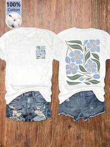 Women T-Shirts - White - View 5