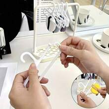 10cm/20cm Doll Clothes Hanger, Doll Clothes Hanger For Labubu, Suitable For 15cm Dress Support Rod Of BJD Star Dolls, Clothes Hanger For Stuffed Animals Plushies, Doll, Doll Clothes Drying Rack, Doll Clothes Display Rack(No Clothes) - Multicolor - View 3