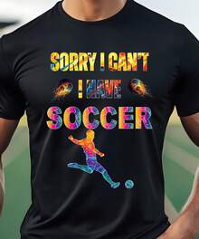 Camiseta Unisex de Cuello Redondo, Holgada, de Gran Tamaño, Casual, de Algodón Puro, Novedad Transfronteriza para la Copa Mundial 2026 - Negro - Ver 1