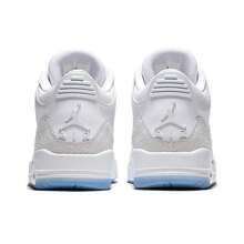 Nike Jordan Air Jordan 3 Retro Pure White OG Style Comfortable Mid-Top Retro Basketball Shoes Men's White 2018 Edition - 136064-111 - Xem 4
