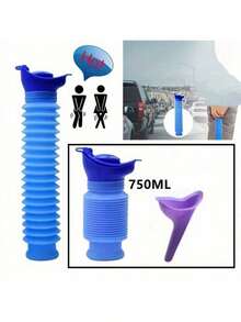 2pcs Portable Reusable Collapsible Travel Urinal For All Ages - Design For Outdoor Emergencies Sy To Carry And Perfect Travel Essential - 2pcs - View 5