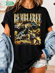 Bootleg T-Shirt, Vintage Homage T-Shirt, Autobots Sweatshirt, Rise Of The Beasts T-Shirt - Black - View 1