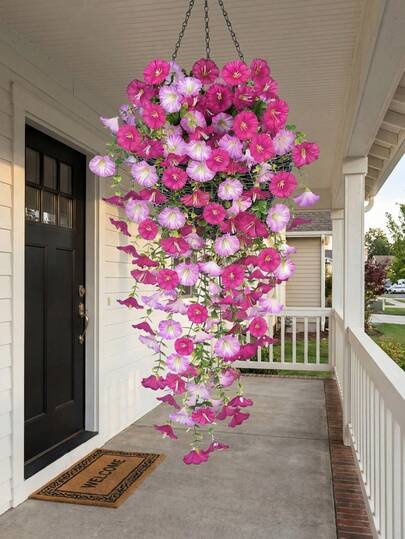 1/2 Piece(S) Artificial Eucalyptus Silk Vine, Portable Lightweight Decor, Suitable For Outdoor Hanging, Applicable For Anniversary, Graduation, Wedding, Party, Home, Office, Porch, Garden, Wall Decor, Suitable For Spring And Summer