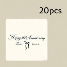 Customized Modern Wedding Stickers, Customized Wedding Napkin Labels, Personalized Wedding Stationery, Wedding Napkin Stickers, Box Stickers, Packaging Stickers, Gift Stickers, Message Stickers - Square Stickers - View 14