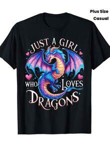 Camiseta unisex con estampado de dragón, camisas para hombre,moderna, cómoda y resistente. Estilo de fantasía y videojuegos, perfecta para uso casual diario. Disponible en tallas S-2XL - Negro - Ver 2
