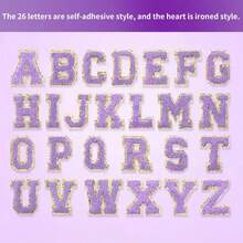 Set Aksesori Gelas A-Z 4 Buah (Cocok untuk Semua Gelas 30-40oz) - Set Aksesori Termasuk: 1 Penutup Debu Sedotan, 1 Liontin Huruf, 1 Pelindung Bawah Gelas Silikon Mengkilap, 1 Stiker Huruf Gelas - Purple - View 5