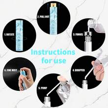 Vitog Perfume Botella de viaje recargable en spray Atomizador Perfume Spray Mini botella de viaje de bolsillo Dispensador de colonia vacío para mujeres y hombres - Ver 11