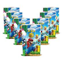 10Pcs 2026 New Super M-Ario Themed Pouches Rainbow Edition M-Ario Jump With Block Coin Pipe Koopa For Birthday Celebration Random Style - Multicolor - View 1