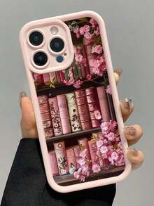 Envío gratuito, excluyendo cordón y soporte. Envío local enéxico, entrega en 4 días. 1 funda para teléfono de TPU a prueba de golpes con diseño retro de estantería, compatible con 16, 15, 14, 13, 12, 11 Pro, Series, resistente al agua, a prueba de caídas y a prueba de arañazos. - Multicolor 4 - Ver 2