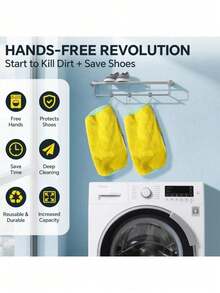 1/2pcs 360° Rotation Shoe Washing Machine Bag For All Shoe Types - Anti-Deformation Protective Laundry Bag With Soft Fleece Lining, Machine Washable Air-Dry Design, Ideal For Sneakers Casual Shoes Trainers Loafers Oxfords, Home Laundry Care Storage Solution For Athletic Footwear Protection - Multicolor - View 4