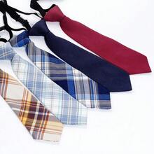 5pcs Boy's Necktie Pre-Tied Adjustable Neck Strap Tie For Wedding Graduation School Uniforms - Yellow - View 5