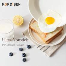 Kordisen Keramik-Bratpfannen-Set mit Deckel 20/24/28, Antihaft-Bratpfanne für Induktion, gesund und ungiftig, frei von PFOA und PFAS R9NY - Übersicht 2