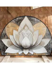 1 半圆形地毯，室内垫，装饰地毯，创意门垫，玄关主题垫，家居装饰，防滑地毯，地垫，卧室装饰，摄影道具，户外装饰，装饰地毯，地毯，礼品 - A - 查看 4