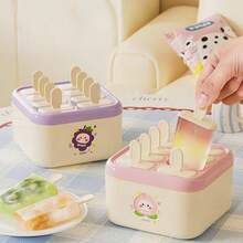 Estante para helados - Soporte para helados, bandeja de molde portátil, adecuado para postres de verano, estante para paletas | Estante para helados | Material PP duradero, opción ideal para congelar cubitos de hielo, accesorio de cocina esencial - Multicolor - Ver 3