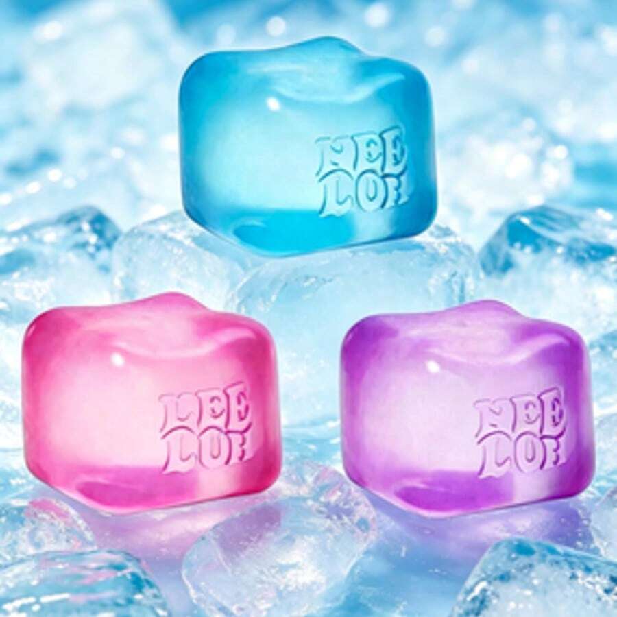 1pc Honeycomb Malt Candy Soft Mud Cube, Ice-Like Soft & Elastic Squeezable Cubic Foam Texture Hand Relaxation Tool, Releases Pressure And Calms Emotions, Suitable For Office, Home, Daily Resting