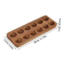 1 cái/2 cái Giá để trứng bằng gỗ hồng sắc, Giá để trứng nhà bếp - Nhiều màu - Xem 17