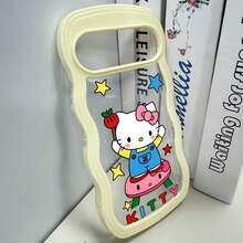 SANRIO ウェーブケーススマホケースand苹果16ProMax/16Plus/16Pro/16/15ProMax/15Plus/15Pro/15/14ProMax/14Plus/14Pro/14/16E/13ProMax/13Pro/13/12ProMax/12Pro/12/11ProMax/11andGooglephone15ProMax衝撃吸収15ProMax耐衝撃落下防止おしゃれミニマリスト - 浅蓝色 - チェックする 7