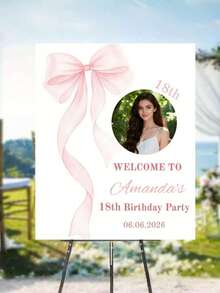 Elegant Wedding Welcome Sign Template, Wedding Welcome Sign, Wedding Photo Collage, Modern Welcome Sign, Printable Wedding Reception Poster - Multicolor - View 3