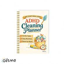 GDTME An ADHD Attention Training Planner, Daily Life Schedule, Improves Focus, Suitable Training Plan, A Suitable Gift For Children, Back-To-School Stationery, A5. - Plan Book - View 7