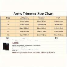 Z373 Random Color 1 Pair Of Women's Slim-Fit Arm Sleeves, Women's Tight-Fitting Arm Guards, Sweat-Enhancing Sauna Arm Bands, Suitable For Fitness, Sports, And Running - Blue - View 11