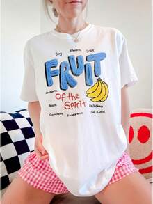 1 Piece Unisex Loose Fit Short Sleeve T-Shirt, 180g, Crew Neck, 100% Pure Cotton, Designed By Y2K Artists In The Bababask Style, Casual And Versatile, With Celebrity Print, Ideal For Urban Style, Daily Outings, Camping, Concerts And Hip-Hop, Rock And Rap Events, Perfect For Festivals, Autumn And Year-Round Wear, Special Offer On Plus Sizes For Women - 白色9 - 查看 6