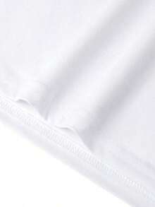 New Women's Short-Sleeved T-Shirt For Fall/Winter, With A Round Neck, Perfect As A Wardrobe Staple. Featuring A Relaxed Fit And A Modern Print, This High-Quality Cotton T-Shirt Offers Comfort And A Pleasant Feel For Everyday Wear. (Keywords: Women's Blouses, Women's T-Shirts, Casual Blouses For Women) - 白色的 - 查看 5