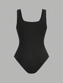 Set de 4 piezas de body ajustado de mujer de varios colores, adecuado para usar de manera casual en verano - Multicolor 5 - Ver 7