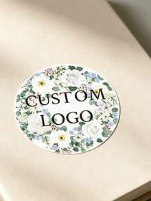 [客製化] 48/96/192/384/768張 2英吋客製化貼紙/Logo貼紙/婚禮貼紙/個性化貼紙，客製化品牌封印貼紙，適用於創業公司、婚禮、禮品與促銷 - 客製化貼紙、客製化Logo封印貼紙、洗禮貼紙、個性化貼紙 - 單件 - 查看 1