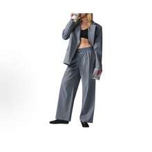 Alo Yoga Suit Up TROUSER Loose Soft Stretch High-Waisted Regular Straight Leg Suit Pants For Women - W51432R - 查看 2