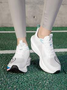 2026 New Spring Popular Ultra-Light Shock-Absorbing Rebound Running Shoes For Teens, Unisex Versatile Real Explosive Carbon Board Non-Slip Casual Sports Shoes, Suitable For Various Terrains And Fitness Activities - Aurora Blue - View 9