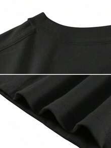 1pc Women's Blouse, Men's Casual And Modern T-Shirt With  Comic Book Style | Stylish Men's Clothing, Comfortable T-Shirts, Sweatshirts, And Shirts | Ideal For Daily Wear, Work, And Outings | Easy To Match, Show Off Your Style - 黑色 - 查看 3