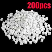 400片迷你美甲海绵，渐变美甲设计海绵，方形美甲海绵涂抹器，专业美甲沙龙及家庭使用。美甲渐变设计海绵，纯白色不掉毛 | 适用于美甲沙龙和足疗，可用于清洁脚趾甲和足部 - 白色 - 查看 13