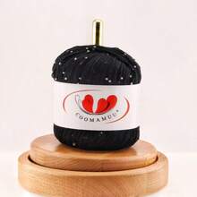 50g/PC 2mm Sequin & Bead Cotton Yarn DIY Knitted Decoration Rope Hand Crochet Knitting Embroidery Thread - A - View 23