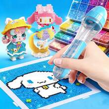 1 Set 3D Pixel Art Mechanical Pencil, 2.6mm Tip, Ergonomic Design Comfortable & Practical, Transparent Design Enhances Visibility - Multicolor - View 9