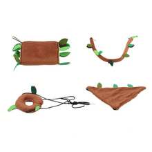 Accesorios para hámster, para jaula de hámster, juguete para mascotas pequeñas,únel para mascotas pequeñas, casa de juguete para chinchillas y ardillas. - estilo 4 - Ver 2