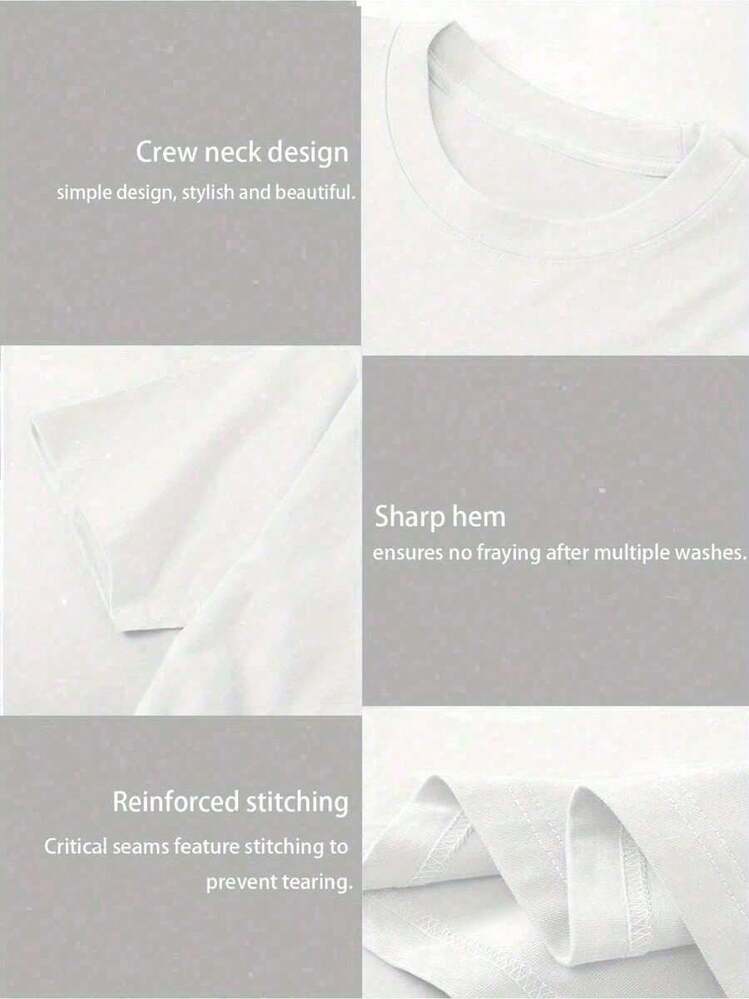 Comfortable Retro T-Shirt For Soccer Mom, Mother's Day T-Shirt, Sweatshirt For Sporty Mom, Mother's Day Gift, Crew Neck T-Shirt For Soccer Mom, Match Day Outfit - 白色 - 查看 3