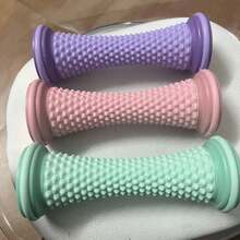 1pc Foot Massage Roller Axis, Yoga Fascia Wheel Muscle Massage Tool, Arch Training Device For Home Use, Flat Foot Arch Trainer, Muscle Relaxation Massage, Yoga Roller - Multicolor - View 4