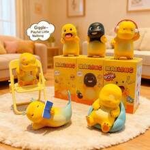 Nailong Figures, Funny Daily Series Collectible Figures, Yellow Cute Office Desk Decor, 4.1-7.3cm Height Mini Figurine (Sleep) - Điên rồ - Xem 7