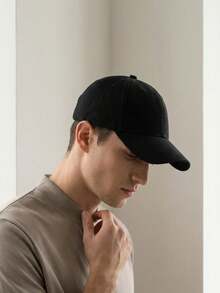 1pc Unstructured Vintage Washed Baseball Cap, Adjustable Dad Hat, Unisex Beach Accessory, Travel Essential - Hat 021 - View 8